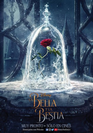 Poster Latino de 'La Bella y la Bestia'